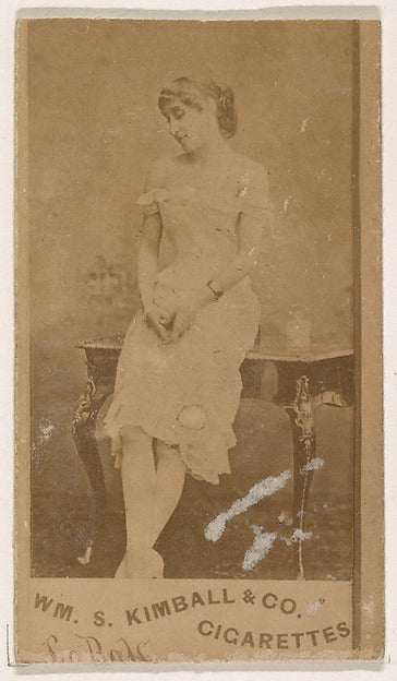 :Miss La Ball from the Actresses series issued by Wm. S. Kim-16x12"(A3) Poster