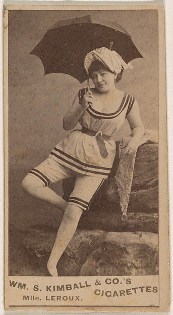:Mlle. Leroux from the Actresses series issued by Wm. S. Kim-16x12"(A3) Poster