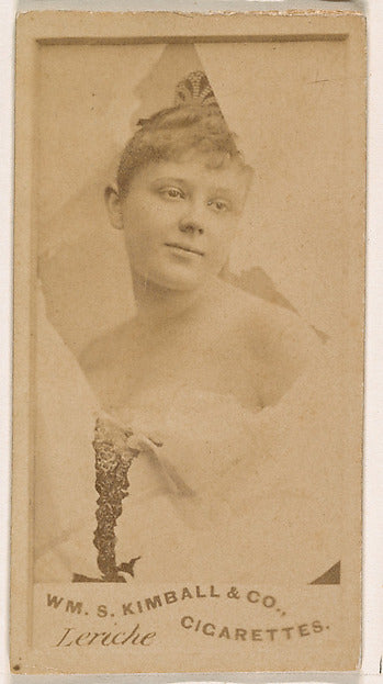 :Miss Leriche from the Actresses series issued by Wm. S. Kim-16x12"(A3) Poster