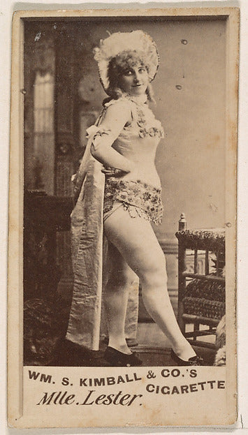 :Mlle. Lester from the Actresses series issued by Wm. S. Kim-16x12"(A3) Poster