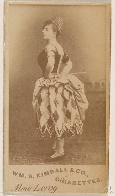 :Mme. Leroy from the Actresses series issued by Wm. S. Kimba-16x12"(A3) Poster