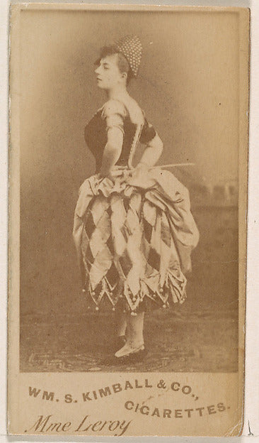 :Mme. Leroy from the Actresses series issued by Wm. S. Kimba-16x12