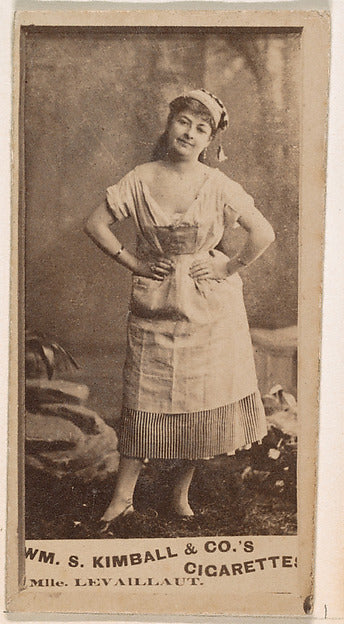:Mlle. Levaillaut from the Actresses series issued by Wm. S.-16x12"(A3) Poster