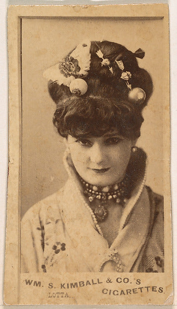:Lotta from the Actresses series issued by Wm. S. Kimball & -16x12"(A3) Poster