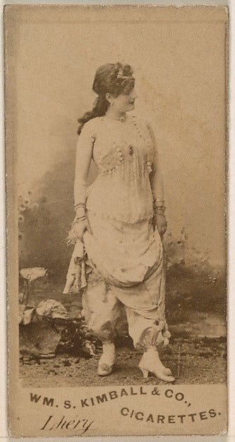 :Miss Lhery from the Actresses series issued by Wm. S. Kimba-16x12"(A3) Poster