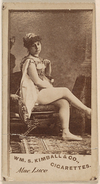 :Mme. Luce from the Actresses series issued by Wm. S. Kimbal-16x12"(A3) Poster
