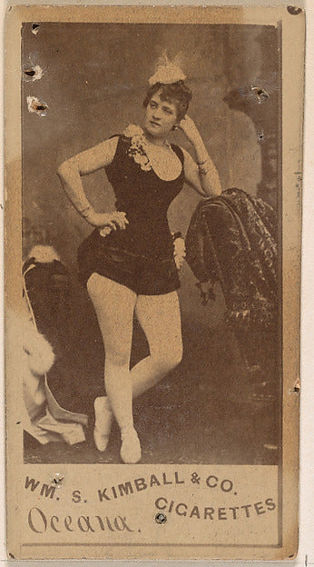 :Miss Oceana from the Actresses series issued by Wm. S. Kimb-16x12"(A3) Poster