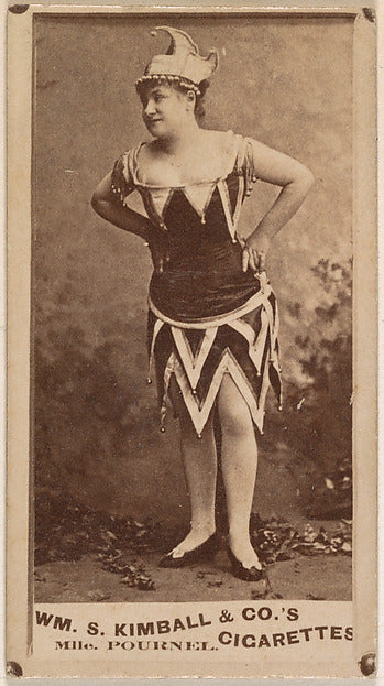 :Mlle. Pournel from the Actresses series issued by Wm. S. Ki-16x12"(A3) Poster