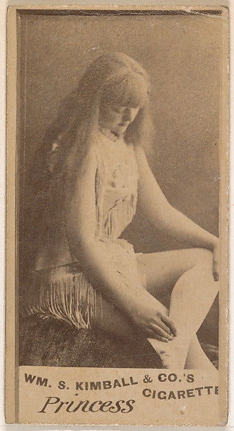 :Princess from the Actresses series issued by Wm. S. Kimball-16x12