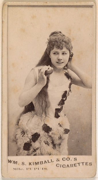 :Mlle. Pupuis from the Actresses series issued by Wm. S. Kim-16x12"(A3) Poster