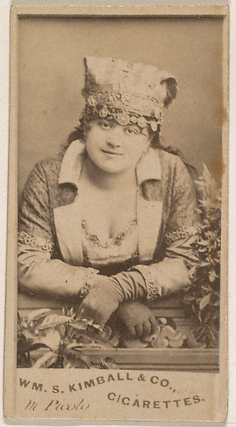 :Miss Picolo from the Actresses series issued by Wm. S. Kimb-16x12"(A3) Poster