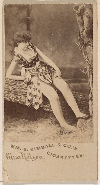 :Miss Relyea from the Actresses series issued by Wm. S. Kimb-16x12"(A3) Poster