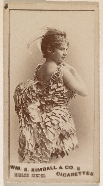 :Mieles Rieder from the Actresses series issued by Wm. S. Ki-16x12"(A3) Poster