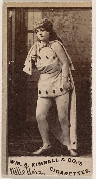 :Mlle. Roiz from the Actresses series issued by Wm. S. Kimba-16x12"(A3) Poster