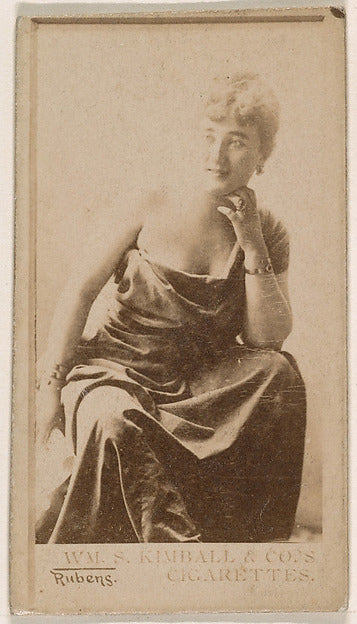 :Miss Rubens from the Actresses series issued by Wm. S. Kimb-16x12"(A3) Poster