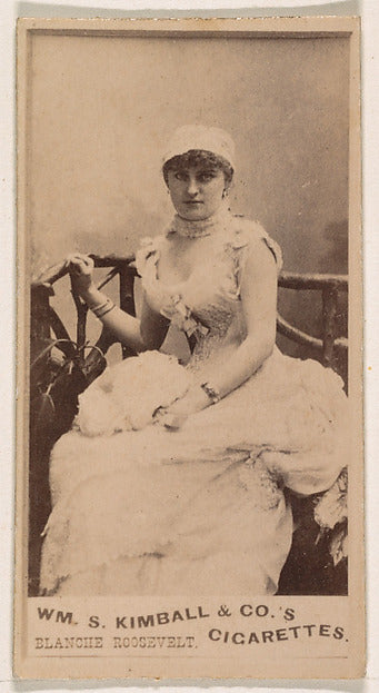 :Blanche Roosevelt from the Actresses series issued by Wm. S-16x12"(A3) Poster