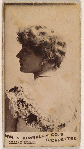 :Lillian Russell from the Actresses series issued by Wm. S. -16x12"(A3) Poster