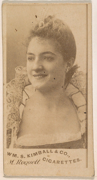 :Miss Roquell from the Actresses series issued by Wm. S. Kim-16x12"(A3) Poster