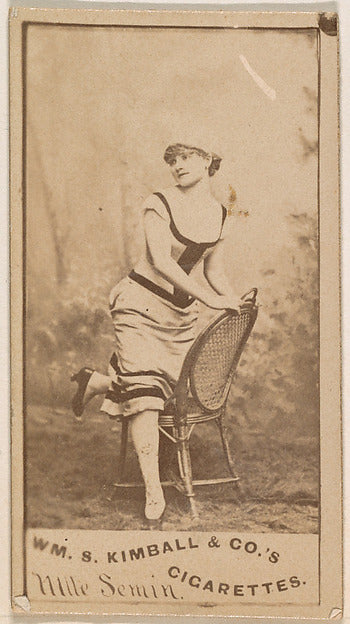 :Mlle. Semin from the Actresses series issued by Wm. S. Kimb-16x12"(A3) Poster
