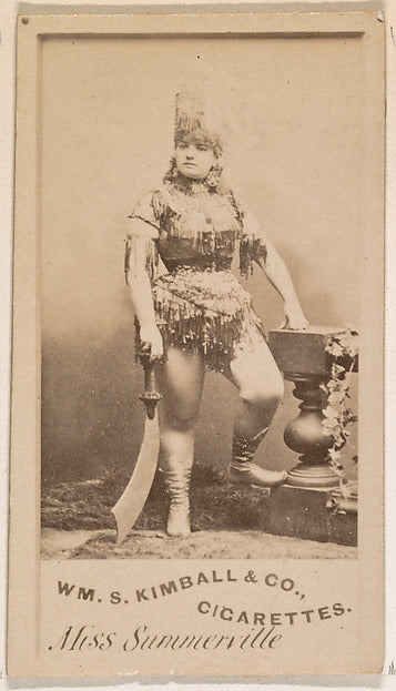 :Miss Summerville from the Actresses series issued by Wm. S.-16x12"(A3) Poster