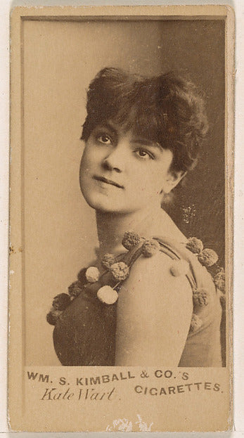 :Kate Wart from the Actresses series issued by Wm. S. Kimbal-16x12"(A3) Poster