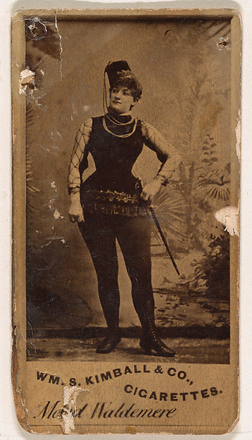 :Maud Waldemere from the Actresses series issued by Wm. S. K-16x12"(A3) Poster