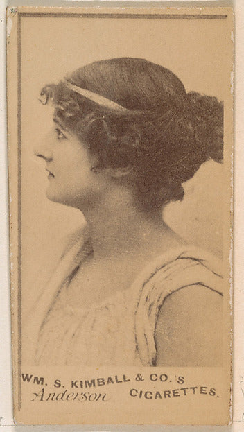 :Miss Anderson from the Actresses series issued by Wm. S. Ki-16x12"(A3) Poster