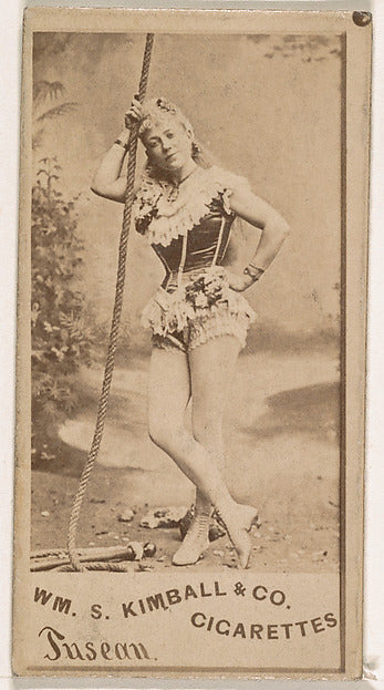 :Miss Tusean from the Actresses series issued by Wm. S. Kimb-16x12"(A3) Poster