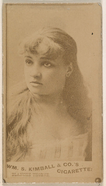 :Blanche Thorne from the Actresses series issued by Wm. S. K-16x12"(A3) Poster