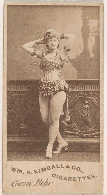 :Carrie Behr from the Actresses series issued by Wm. S. Kimb-16x12"(A3) Poster