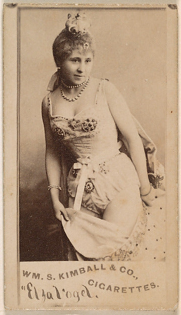 :Elza Vogel from the Actresses series issued by Wm. S. Kimba-16x12"(A3) Poster