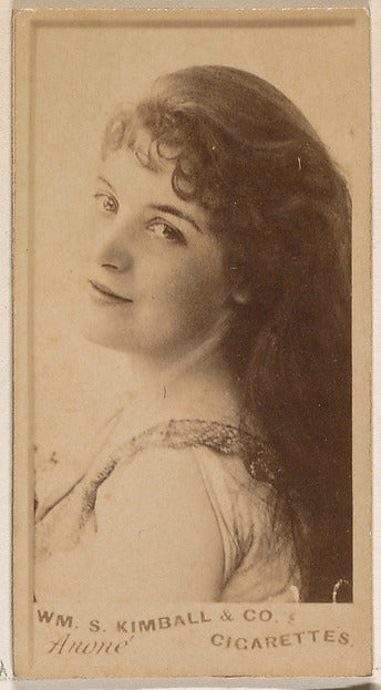 :Miss Anone from the Actresses series issued by Wm. S. Kimba-16x12"(A3) Poster