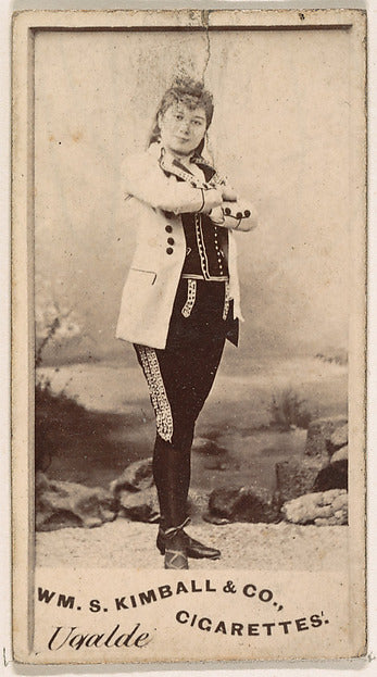 :Miss Ugalde from the Actresses series issued by Wm. S. Kimb-16x12"(A3) Poster