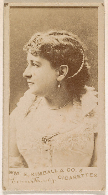 :Actress in profile from the Actresses series issued by Wm. -16x12"(A3) Poster