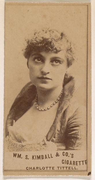 :Charlotte Tittell from the Actresses series issued by Wm. S-16x12"(A3) Poster