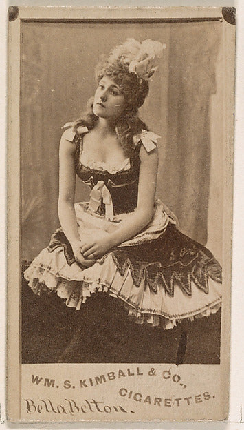 :Bella Betton from the Actresses series issued by Wm. S. Kim-16x12"(A3) Poster