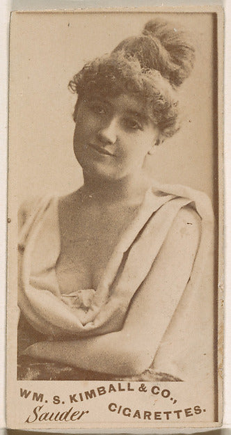 :Miss Sauder from the Actresses series issued by Wm. S. Kimb-16x12"(A3) Poster