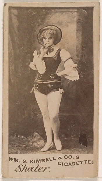 :Miss Shaler from the Actresses series issued by Wm. S. Kimb-16x12"(A3) Poster