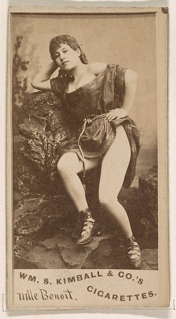 :Mlle. Benoit from the Actresses series issued by Wm. S. Kim-16x12"(A3) Poster