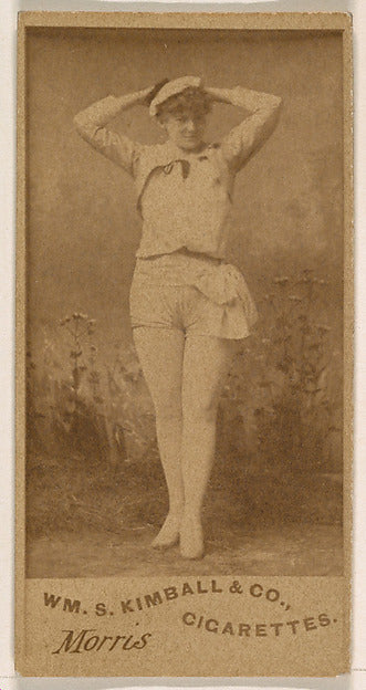 :Miss Morris from the Actresses series issued by Wm. S. Kimb-16x12"(A3) Poster