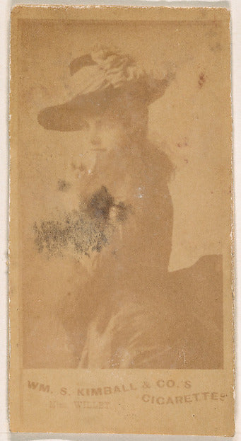 :Miss Willet from the Actresses series issued by Wm. S. Kimb-16x12"(A3) Poster