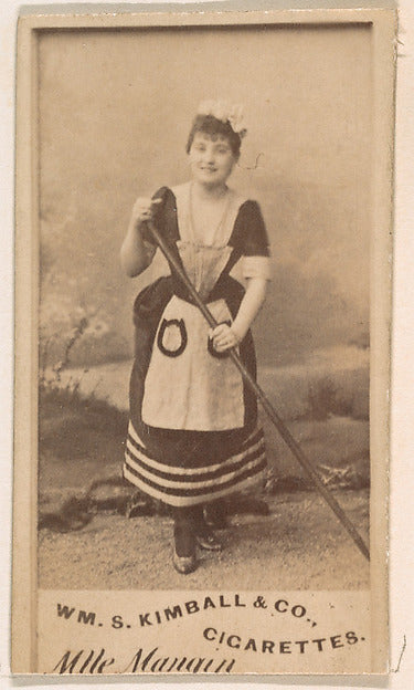 :Mlle. Mangin from the Actresses series issued by Wm. S. Kim-16x12"(A3) Poster