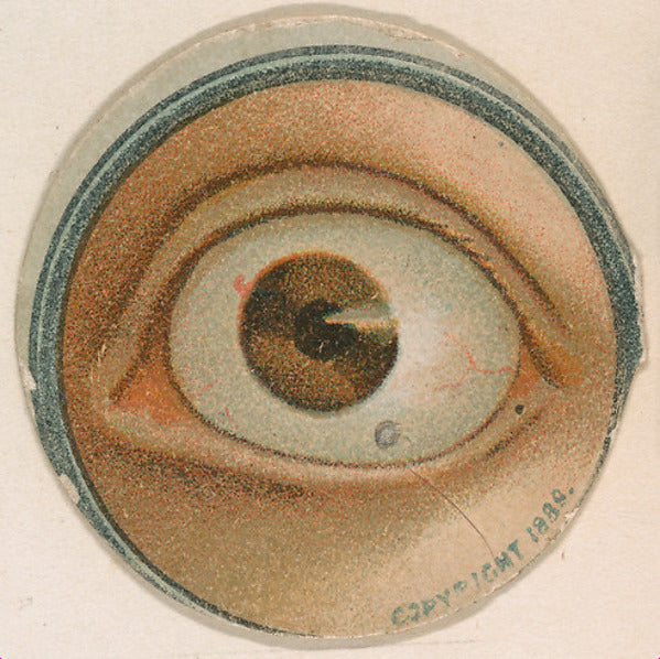 :Monocle and Eye  from Jocular Ocular series issued by Kinne-16x12"(A3) Poster