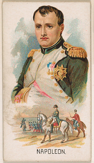 :Napoleon from Leaders series issued by Kinney Bros. 1888-16x12"(A3) Poster