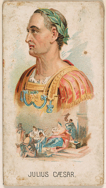 :Julius Caesar from Leaders series issued by Kinney Bros. 18-16x12"(A3) Poster