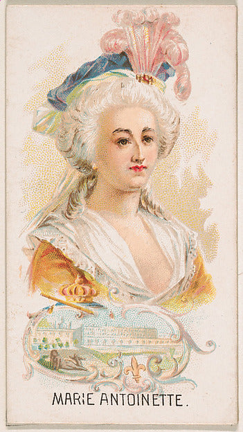 :Marie Antoinette from Leaders series issued by Kinney Bros.-16x12"(A3) Poster