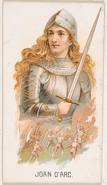 :Joan of Arc from Leaders series issued by Kinney Bros. 1888-16x12"(A3) Poster