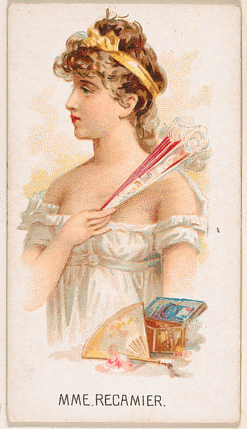 :Mme. Recamier from Leaders series issued by Kinney Bros. 18-16x12"(A3) Poster