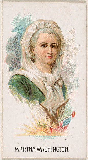 :Martha Washington from Leaders series issued by Kinney Bros-16x12"(A3) Poster