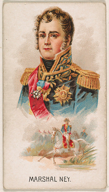 :Marshal Ney from Leaders series issued by Kinney Bros. 1888-16x12"(A3) Poster